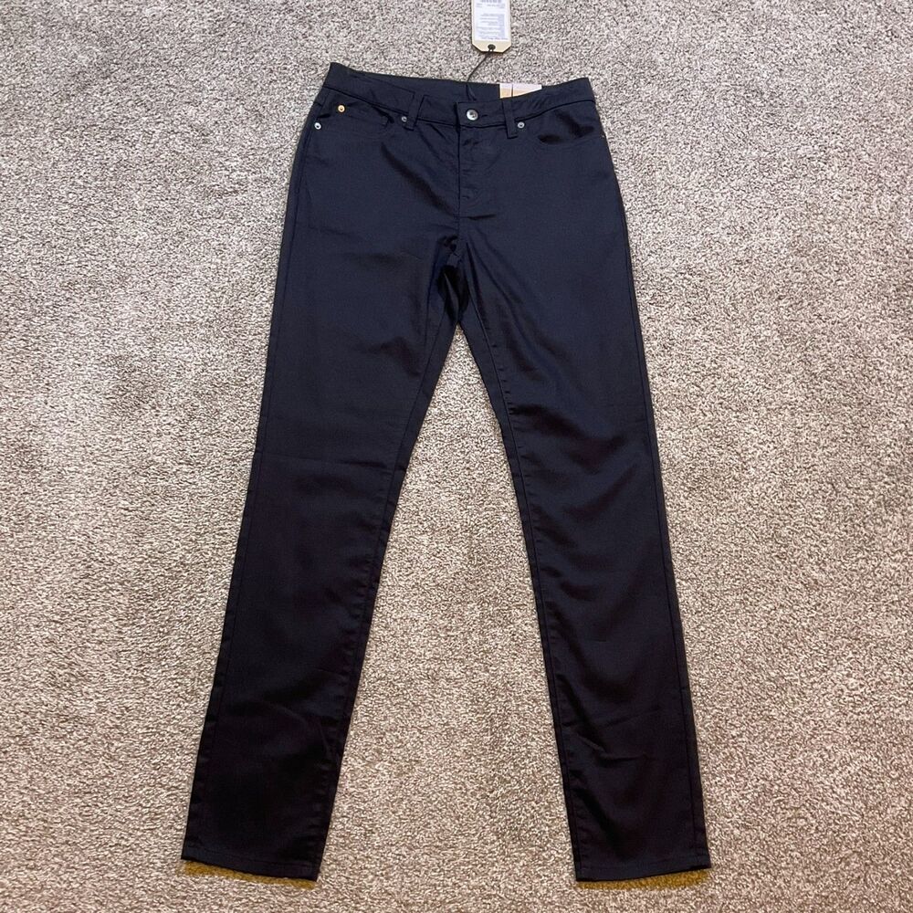 Prana Womens Pants Size 4 27 Kayla High Rise Jean Organic Cotton Black Denim NWT